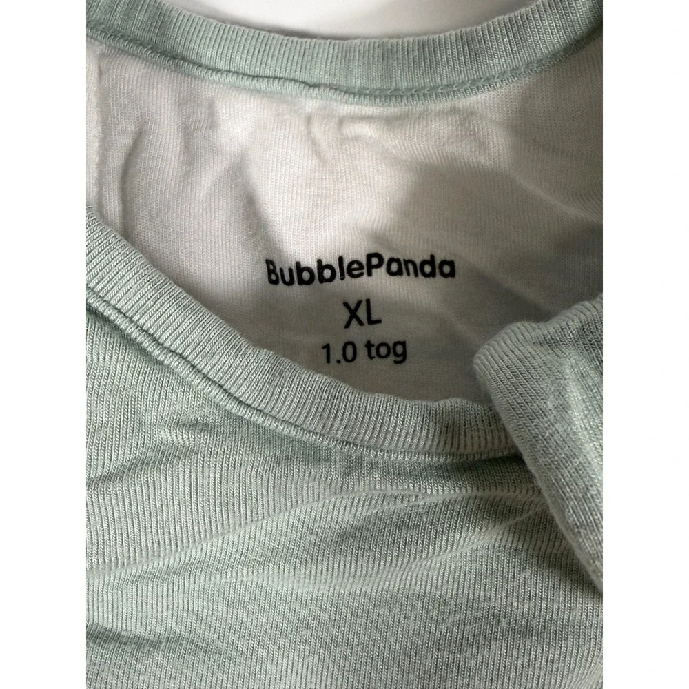 BubblePanda Baby Sleep Sack XL 1.0 TOG Sage Green Bamboo Rayon Minimalist Boho